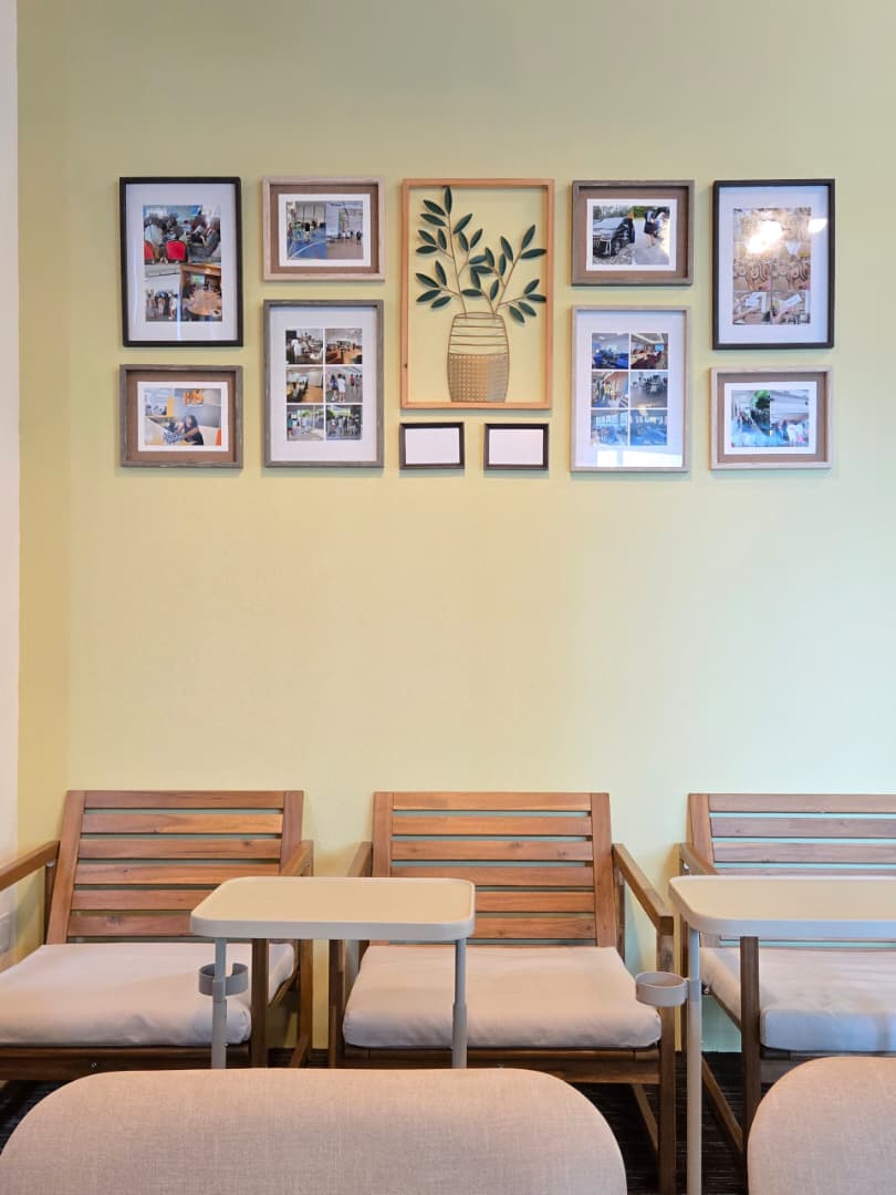 Seating area at Hi-Edu Study Lounge